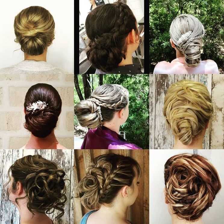 different wedding hair styles
